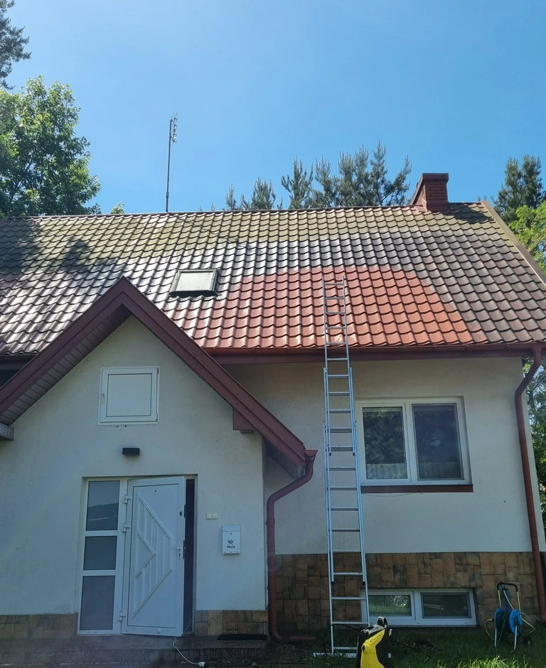 mycie dachu